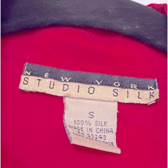 Button Up Silk Blouse - Picture 3 of 4